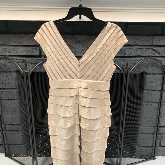Cache Formal Gold Dress - Picture 3 of 3